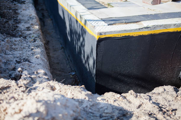 Residential Foundation Crack Repair installation at a Lawrenceburg, IN home by SJ Waterproofing Pros