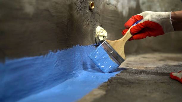 Commercial Foundation Crack Repair project at a Lawrenceburg, IN business property by SJ Waterproofing Pros